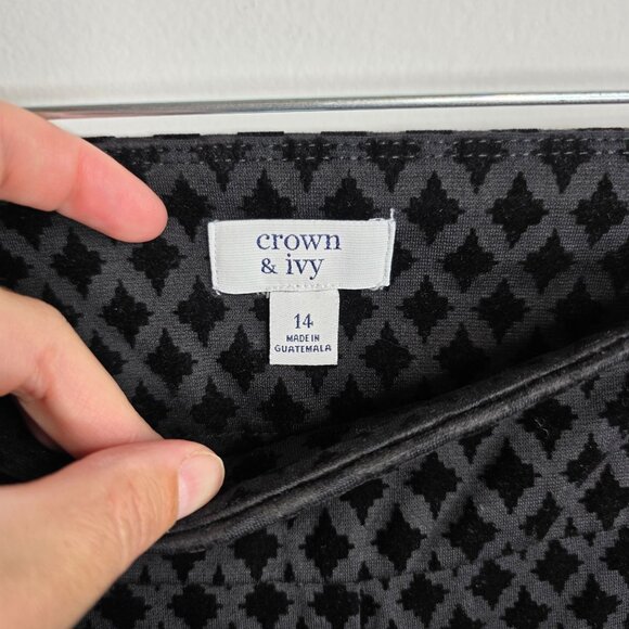 Crown & Ivy Pants Womens 14 - Picture 6 of 7